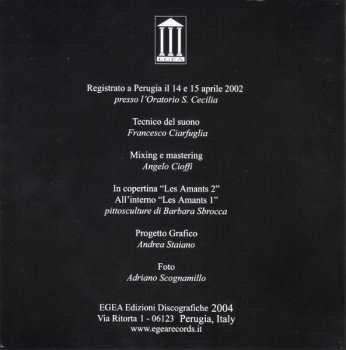 CD Marc Johnson: Les Amants