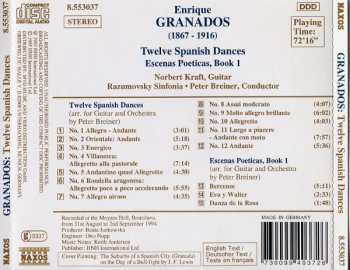 CD Enrique Granados: Twelve Spanish Dances / Escenas Poeticas, Book 1