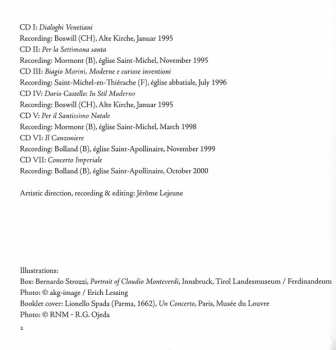 7CD/Caja Ensemble La Fenice: The Heritage Of Monteverdi