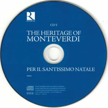 7CD/Caja Ensemble La Fenice: The Heritage Of Monteverdi