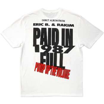 Mercancía Eric B. & Rakim: Eric B. & Rakim Unisex T-shirt: Pump Up The Volume (back Print) (small) S