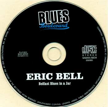 CD Eric Bell: Belfast Blues In A Jar