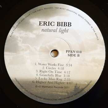 LP Eric Bibb: Natural Light LTD