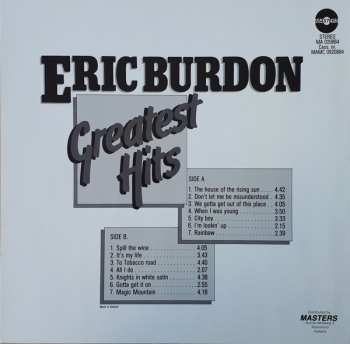 LP Eric Burdon: Greatest Hits