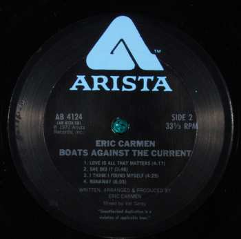 LP Eric Carmen: Boats Against The Current