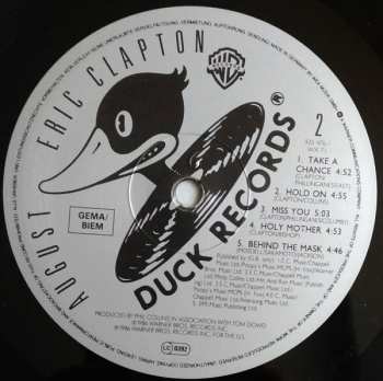 LP Eric Clapton: August
