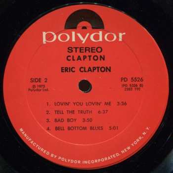 LP Eric Clapton: Clapton