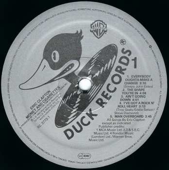 LP Eric Clapton: Money And Cigarettes