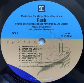 LP Eric Clapton: Music From The Motion Picture Soundtrack Rush 