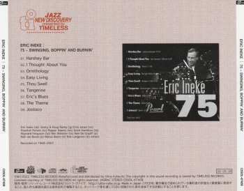 CD Eric Ineke: 75 - Swinging, Boppin' And Burnin'