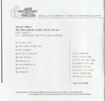 CD Eric Ineke: 75 - Swinging, Boppin' And Burnin'