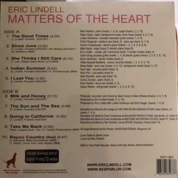 LP Eric Lindell: Matters Of The Heart