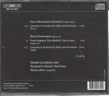 CD Erich Wolfgang Korngold: Violin Concertos