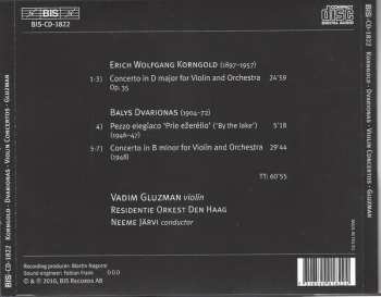 CD Erich Wolfgang Korngold: Violin Concertos