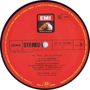 6LP/Caja Erik Satie: Das Klavierwerk