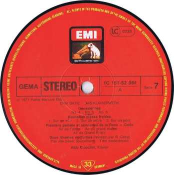 6LP/Caja Erik Satie: Das Klavierwerk