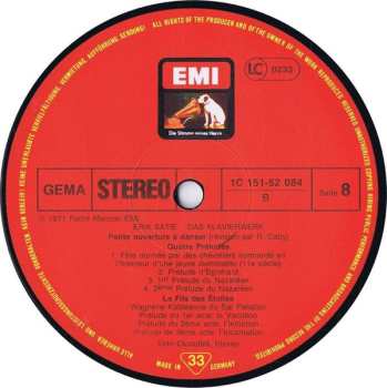 6LP/Caja Erik Satie: Das Klavierwerk