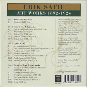 4CD/Caja Erik Satie: Art Works 1892-1924