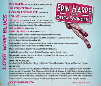 CD Erin Harpe And The Delta Swingers: Love Whip Blues