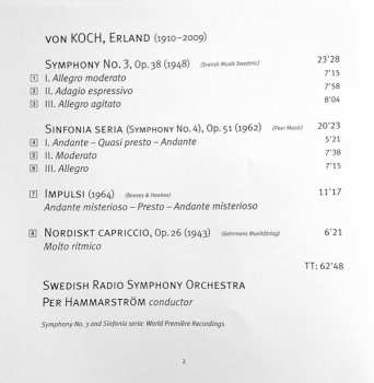CD Sveriges Radios Symfoniorkester: Symphony No. 3 / Sinfonia Seria