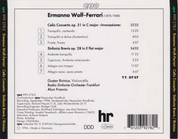 CD Alun Francis: Cello Concerto »Invocazione« ∙ Sinfonia Brevis Op. 28