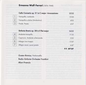 CD Alun Francis: Cello Concerto »Invocazione« ∙ Sinfonia Brevis Op. 28