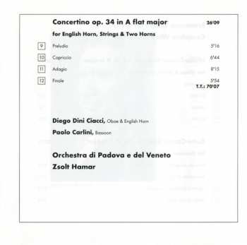 CD Ermanno Wolf-Ferrari: Complete Wind Concertos