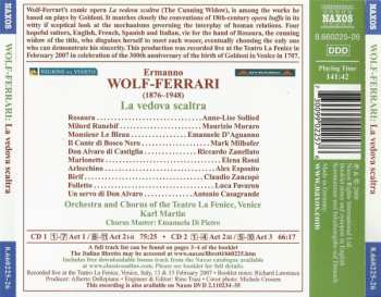 2CD Orchestra Del Teatro La Fenice: La Vedova Scaltra