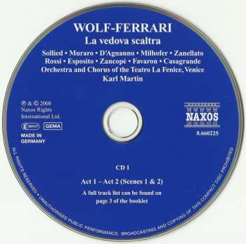2CD Orchestra Del Teatro La Fenice: La Vedova Scaltra