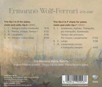 CD Ermanno Wolf-Ferrari: Piano Trios