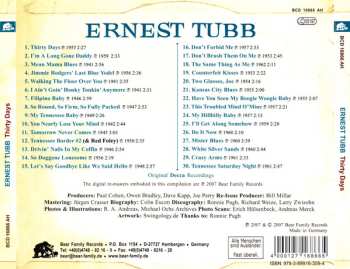 CD Ernest Tubb: Thirty Days