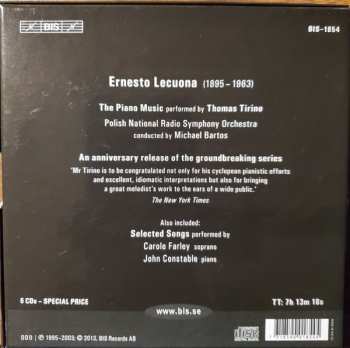 6CD/Caja Ernesto Lecuona: Ernesto Lecuona-The Piano Music-Selected Songs