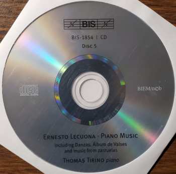 6CD/Caja Ernesto Lecuona: Ernesto Lecuona-The Piano Music-Selected Songs