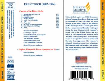 CD The Czech Philharmonic Orchestra: Cantata Of The Bitter Herbs / Jephta, Rhapsodie Poem (Symphony No. 5)