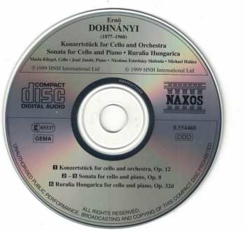 CD Ernst von Dohnányi: Cello Works