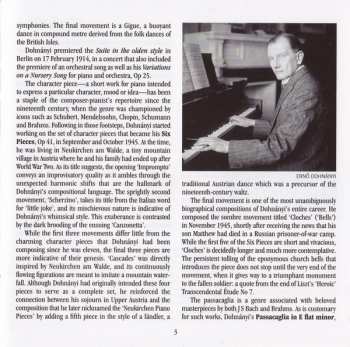 CD Ernst von Dohnányi: The Complete Solo Piano Music (Volume Four)