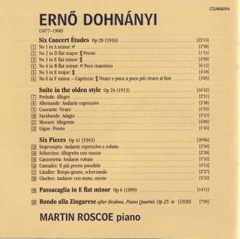 CD Ernst von Dohnányi: The Complete Solo Piano Music (Volume Four)