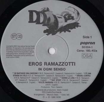 LP Eros Ramazzotti: In Ogni Senso