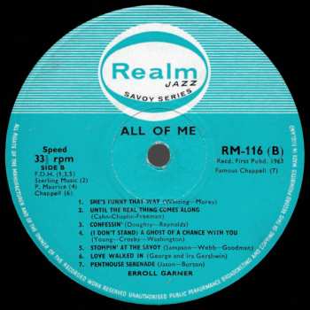 LP Erroll Garner: All Of Me