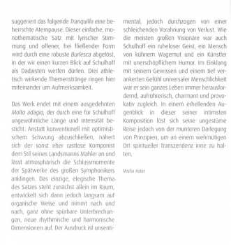 CD Erwin Schulhoff: Brückenbauer In Die Neue Zeit