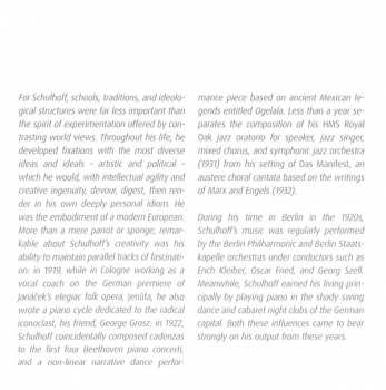 CD Erwin Schulhoff: Brückenbauer In Die Neue Zeit