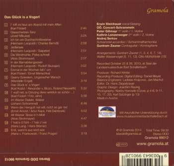 CD Erwin Steinhauer: Das Glück Is A Vogerl
