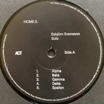 LP Esbjörn Svensson: HOME.S. - Esbjörn Svensson Solo