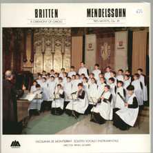 LP Escolanía De Montserrat: Britten - Mendelssohn