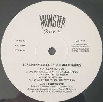 2LP Eskorbuto: Los Demenciales Chicos Acelerados