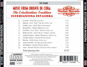 CD Estudiantina Invasora: Music From Oriente De Cuba