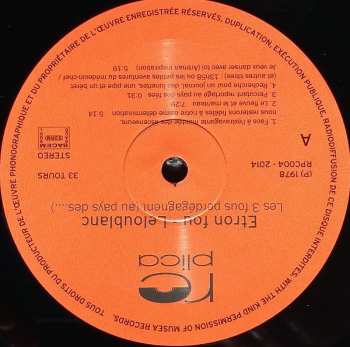 LP Etron Fou Leloublan: Les Trois Fou's Perdégagnent (Au Pays Des...)