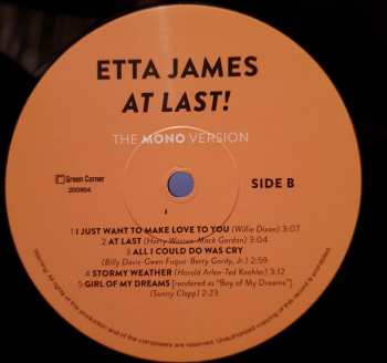 2LP Etta James: At Last!
