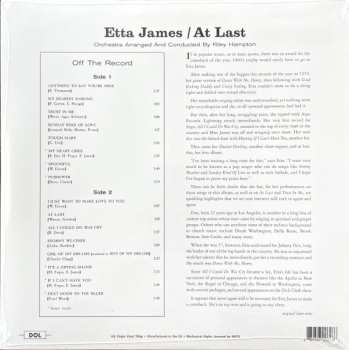 LP Etta James: At Last! CLR