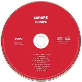 CD Europe: Europe
